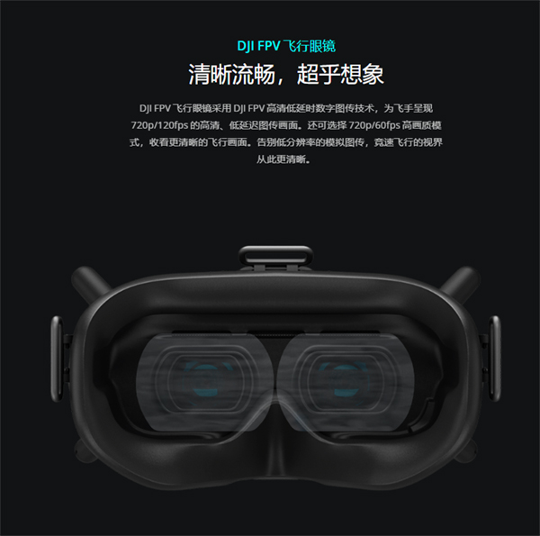 大疆官網DJI FPV飛行眼鏡